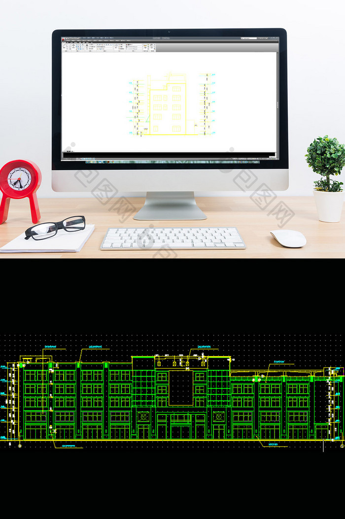 单体五层小楼建筑CAD施工图