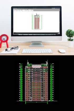 经济适用房的建筑设计方案图CAD