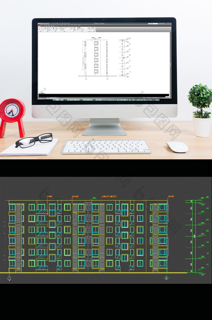 CAD小区多层的住宅建筑施工图纸