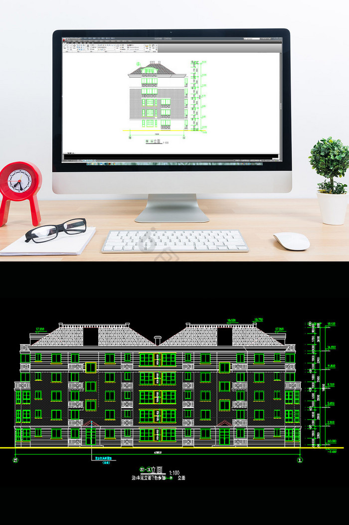 五层住宅小楼建筑施工图CAD图片