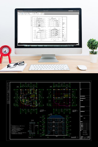 别墅CAD建筑设计施工图纸图片