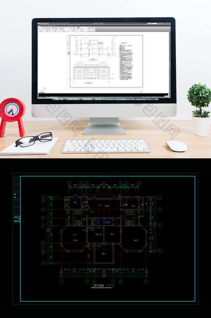 三层房屋CAD建施图全套