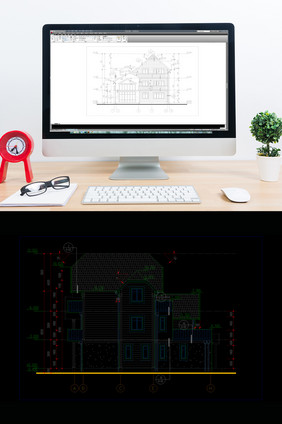 三层房屋CAD建筑施工图纸