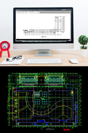 地下商场及宾馆CAD建筑施工图