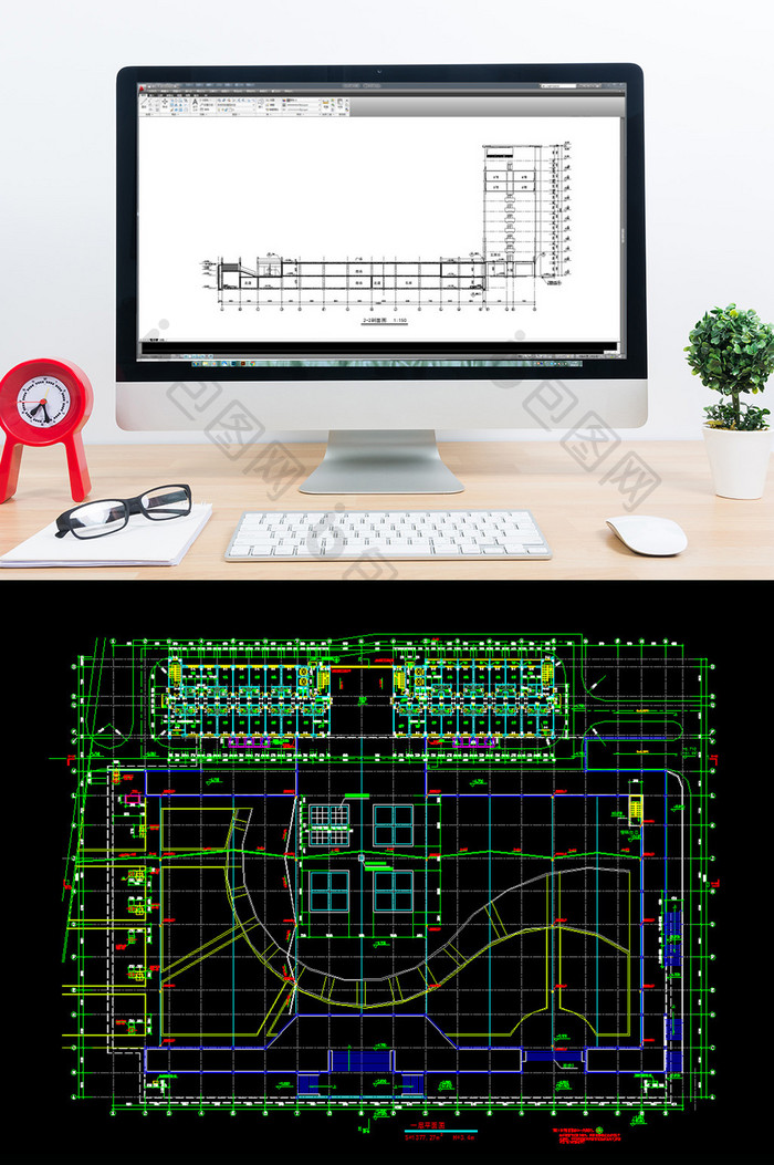 地下商场及宾馆CAD建筑施工图