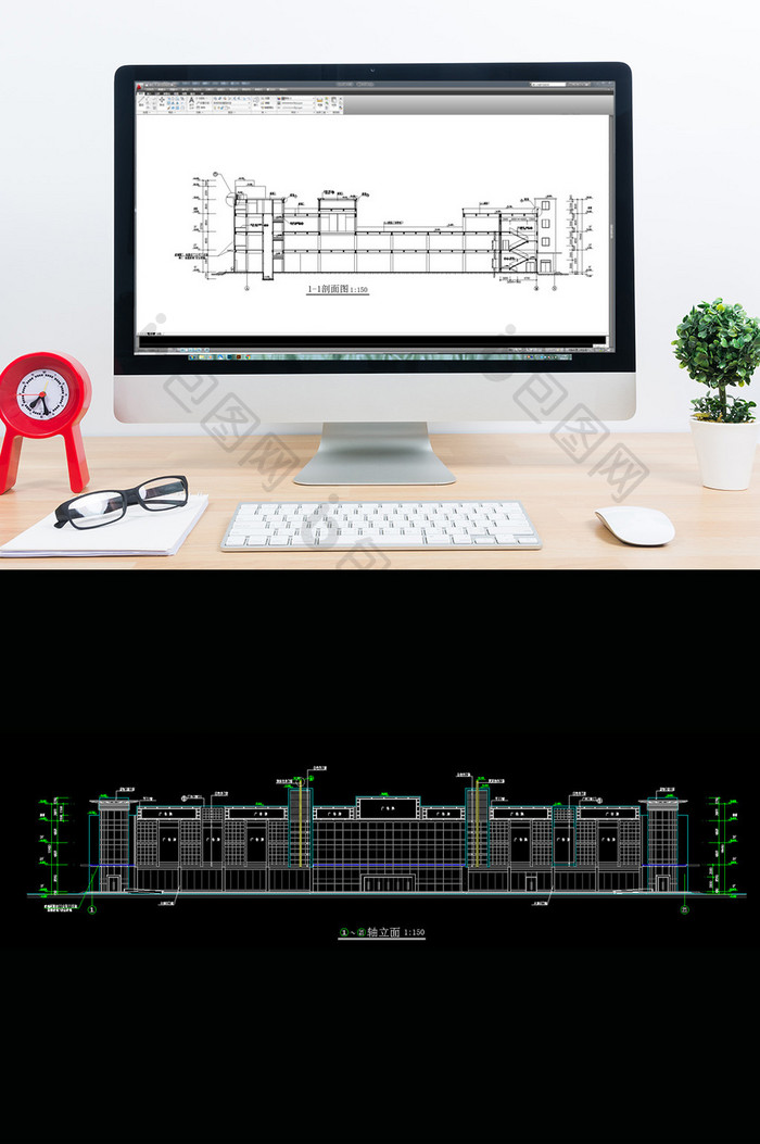 大型超市的全套CAD建筑施工图