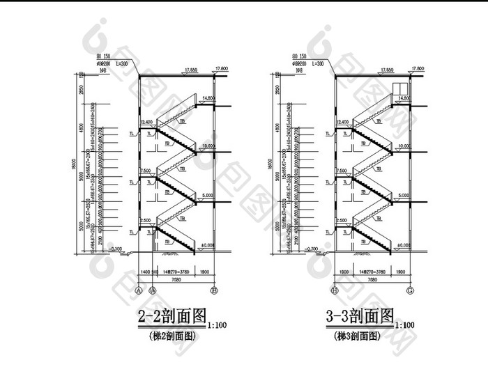 商贸城规划及建筑设计方案图CAD