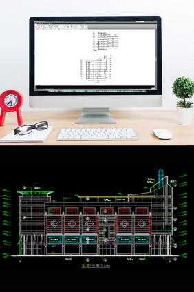 商厦建筑设计CAD施工图