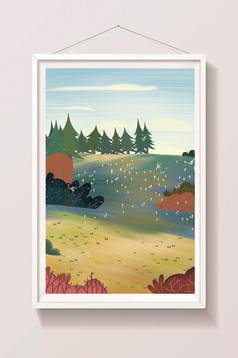 卡通漫画可爱少女