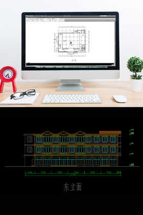 超市建筑设计的CAD建施图