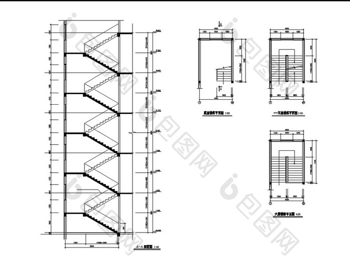 商业城的建筑设计CAD施工图