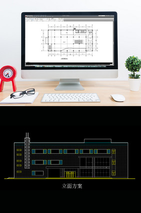 商场单体建筑设计CAD方案图