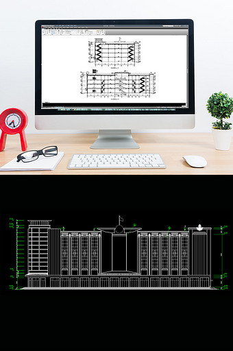 商场全套建筑设计施工图CAD建筑图纸图片