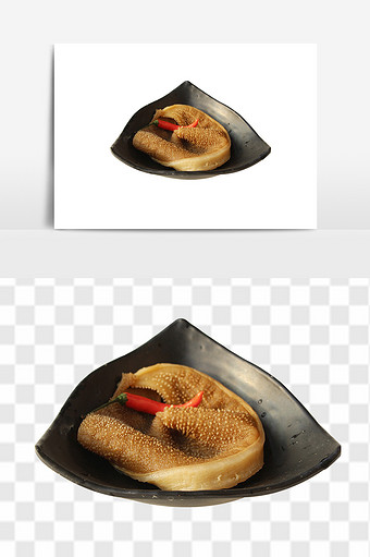 火锅食材黑毛肚食品素材图片