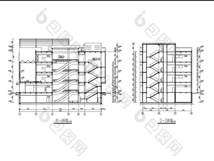商场施工图CAD建筑设计图纸