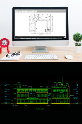 中型的商场CAD建筑设计施工图图纸