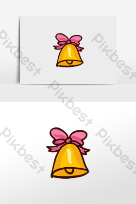小铃铛插画图片