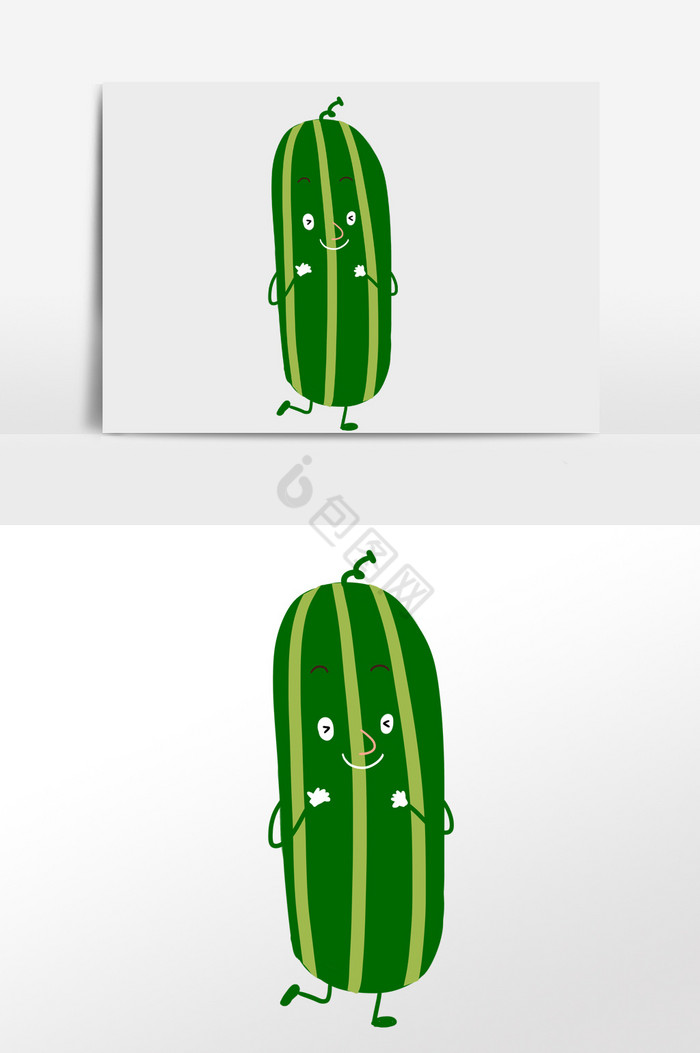 黄瓜插画图片