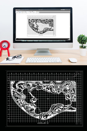 公园景观空间设计CAD方案
