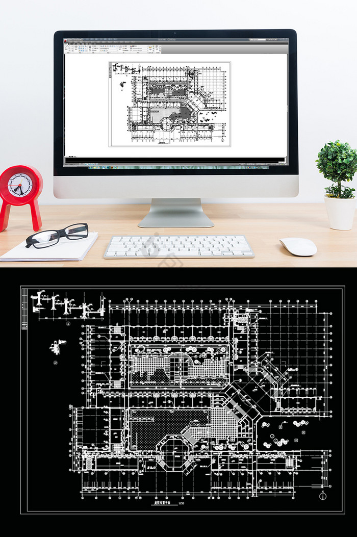 园林空间规划设计CAD方案图片