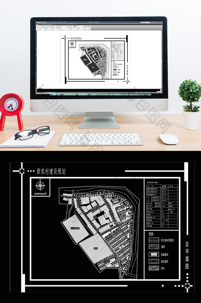 CAD小区建筑规划设计图纸图片图片