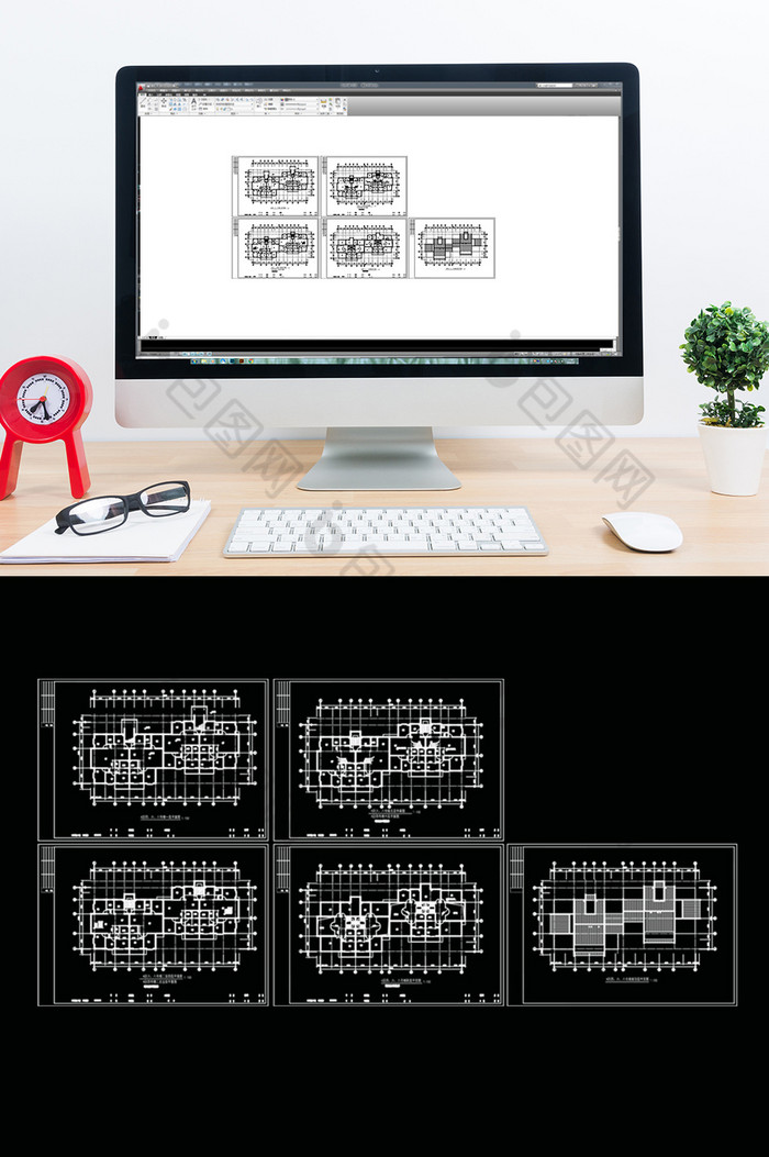 小区户型CAD图纸方案图片图片