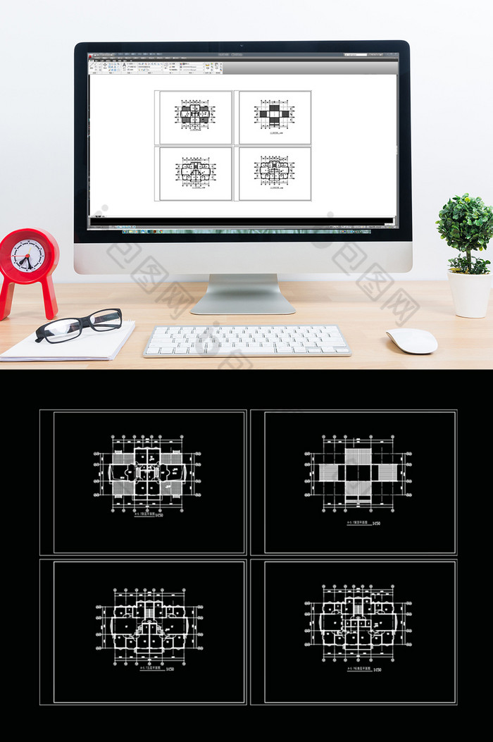 CAD小区户型设计图纸方案图片图片