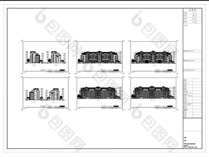 建筑外立面设计CAD图纸