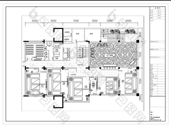 KTV包厢CAD施工图纸方案