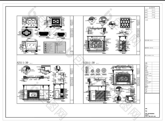 KTV空间设计CAD图纸规划