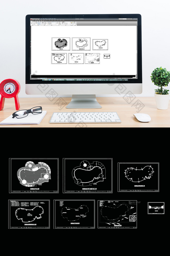 游泳池CAD施工图纸图片图片