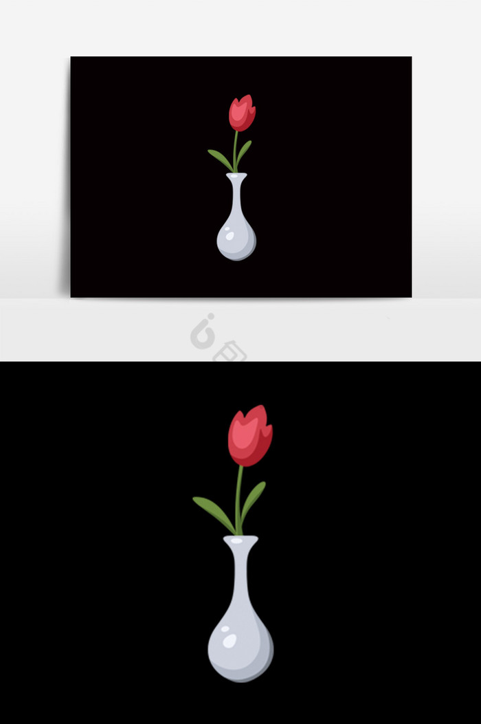 花瓶花卉图片