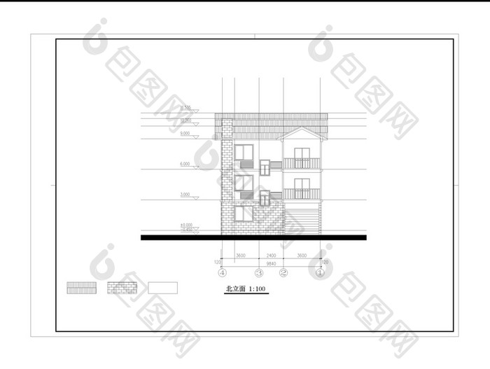 CAD城乡建设住房施工图