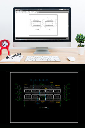 两层加阁楼别墅建筑CAD施工图