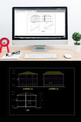 二层农房CAD建筑施工图图纸