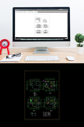 CAD农房建筑设计的施工图