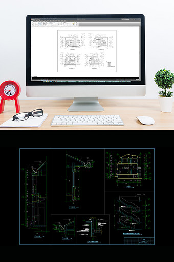 三层别墅全套CAD建筑设计施工图图片
