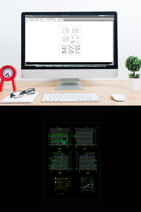 CAD三层私人小别墅建筑设计施工图