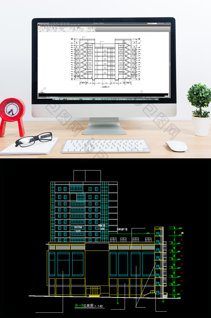 百货大楼CAD建筑设计的方案图