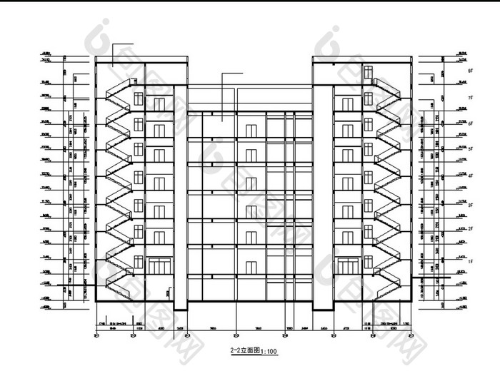 百货大楼CAD建筑设计的方案图