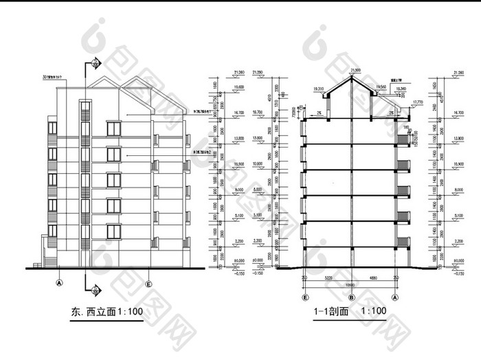 小区CAD住宅楼设计方案