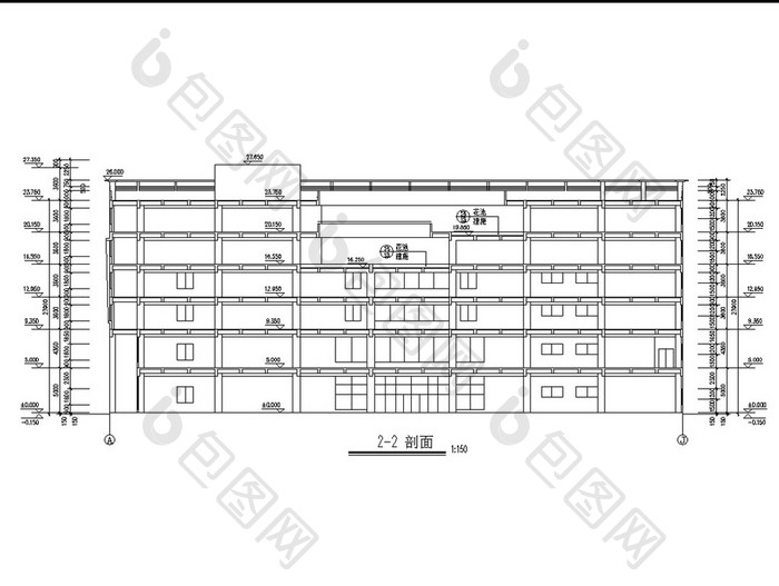 商业大厦CAD建筑设计施工图纸