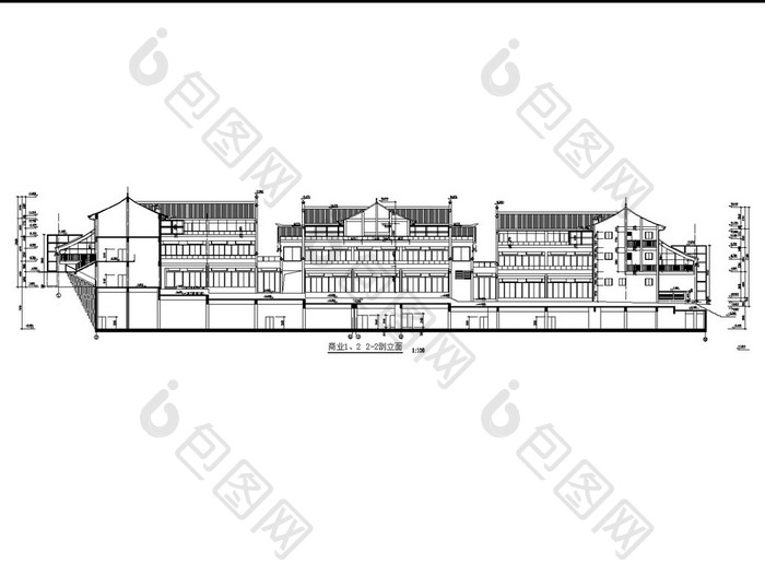 商业街CAD建筑设计全套施工图