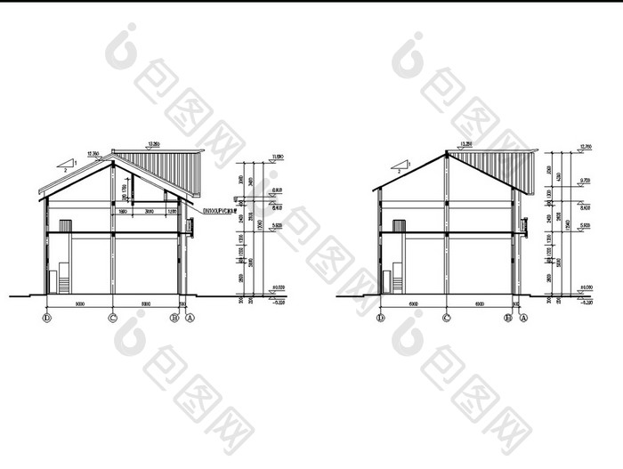 CAD商业街的建筑设计施工图