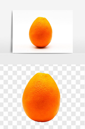 清新自然水果橙子元素图片