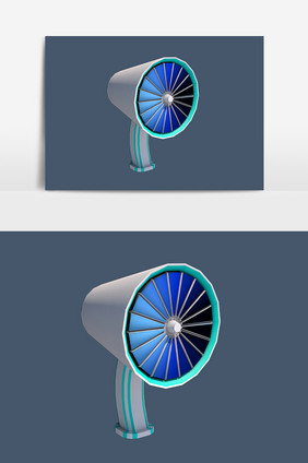 3D卡通台灯设计元素