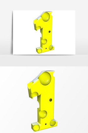 3D卡通奶酪1设计元素