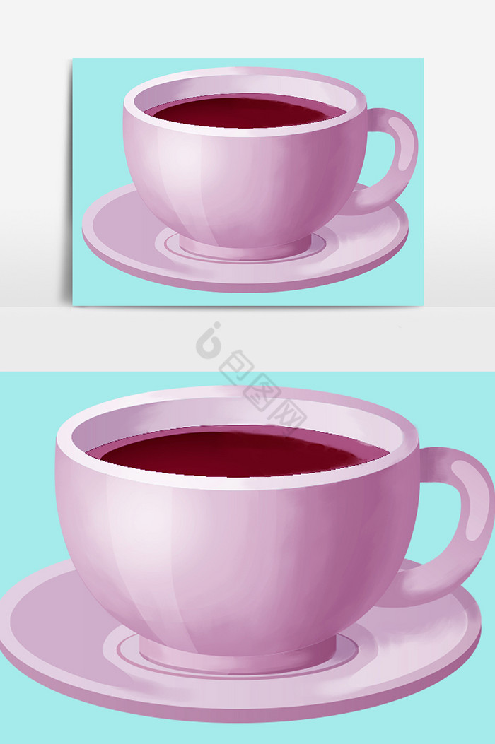 茶杯饮品咖啡图片