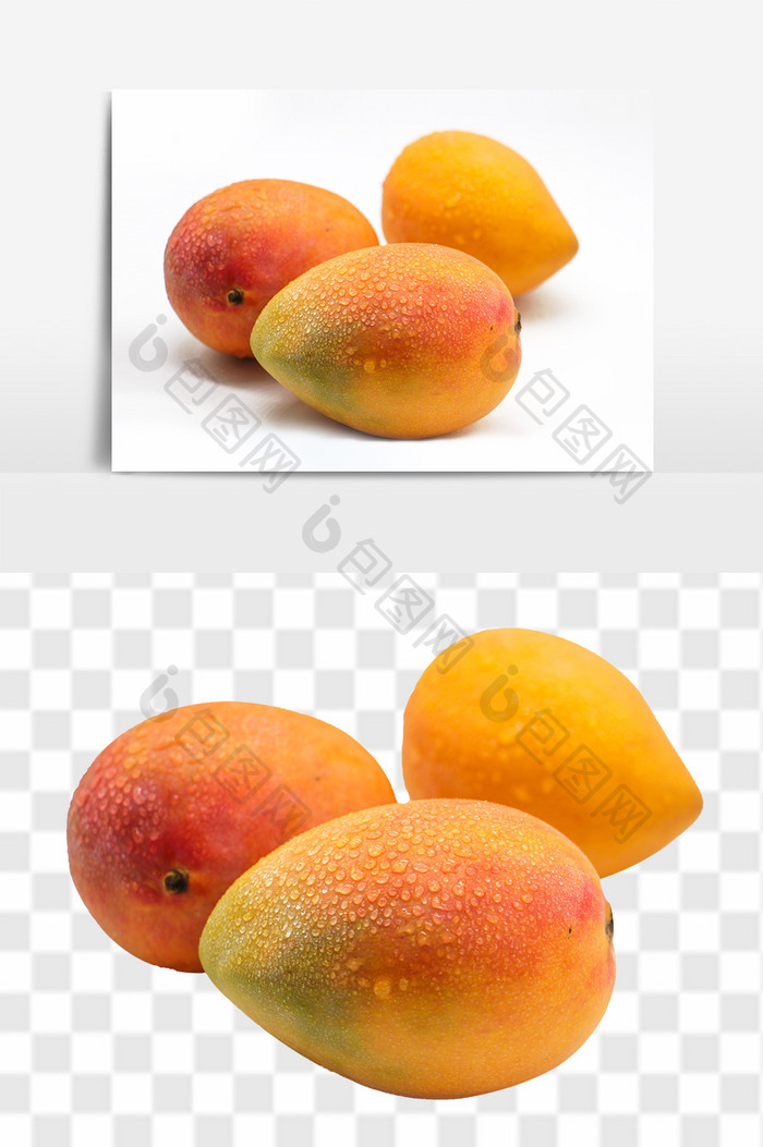 新鲜水果夏季必备新鲜芒果元素
