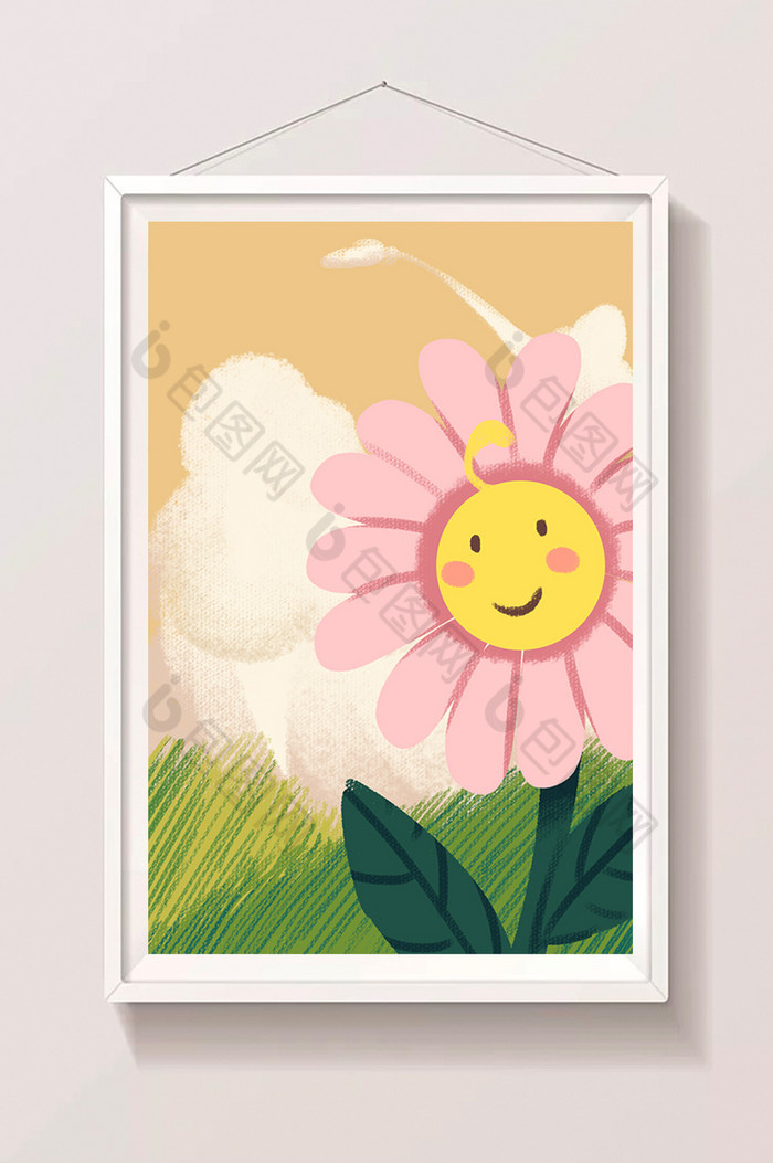 童趣太阳花插图图片图片